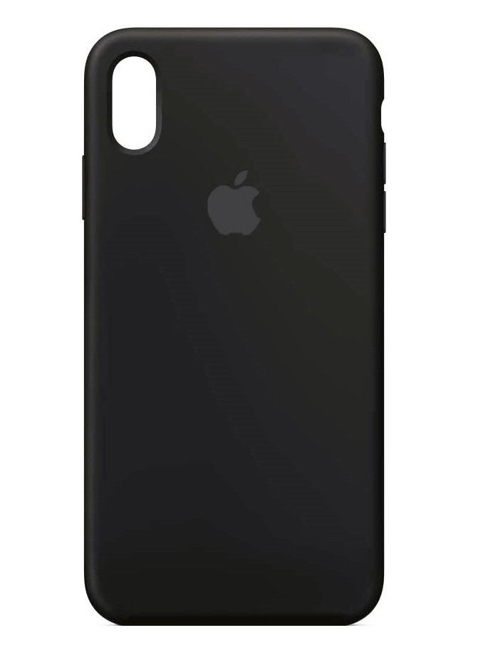 CATANES - Premium Silicone Cover for iPhone XR - Soft, Slim and Shockproof Protection Black Color - Image 1