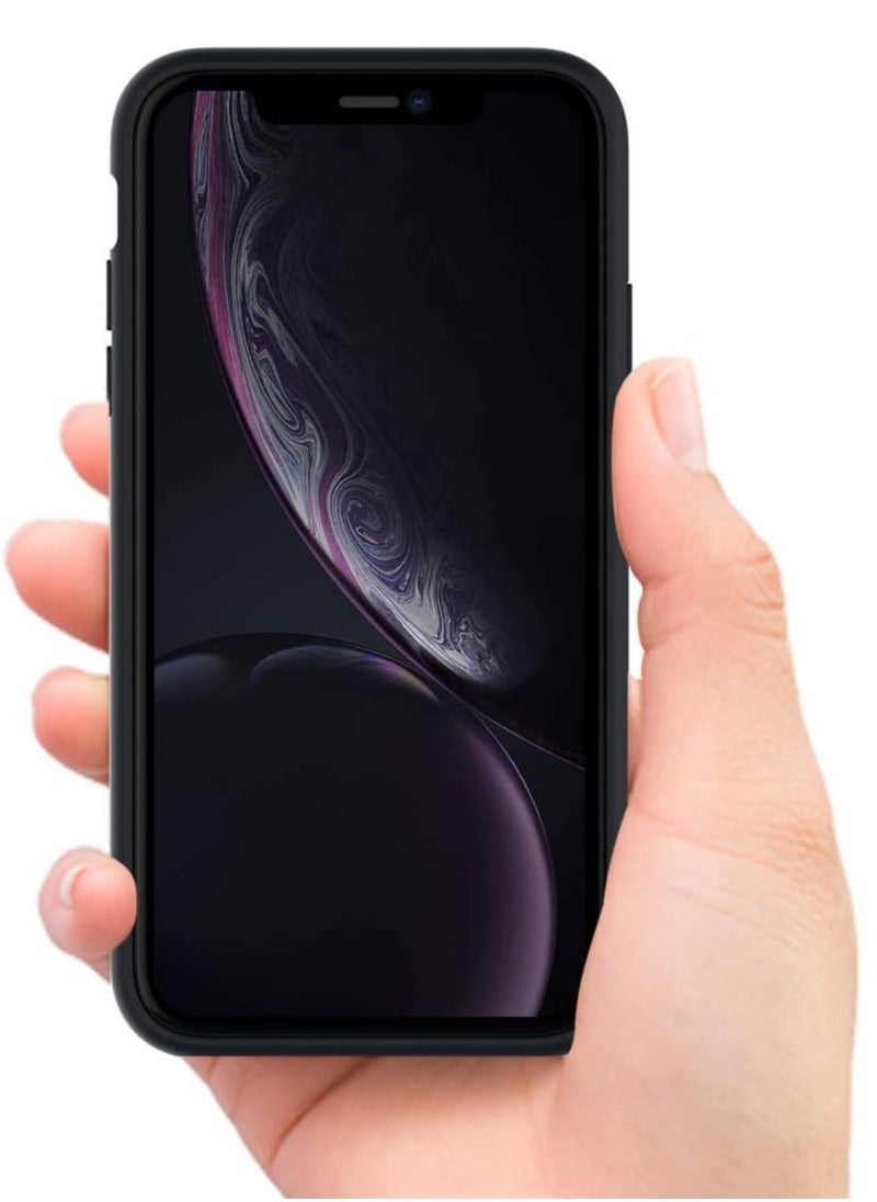 CATANES - Premium Silicone Cover for iPhone XR - Soft, Slim and Shockproof Protection Black Color - Image 1