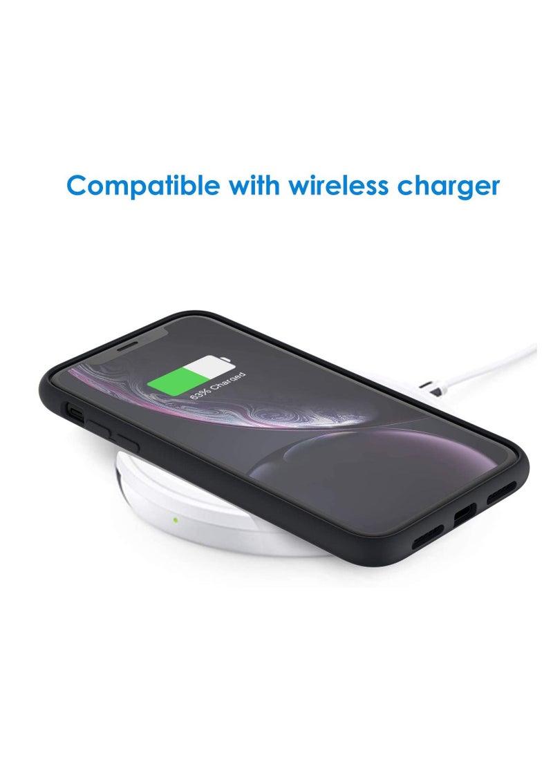 CATANES - Premium Silicone Cover for iPhone XR - Soft, Slim and Shockproof Protection Black Color - Image 1