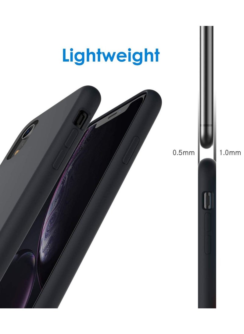 CATANES - Premium Silicone Cover for iPhone XR - Soft, Slim and Shockproof Protection Black Color - Image 1