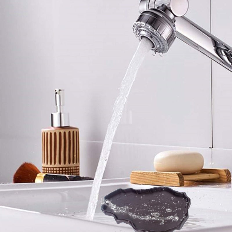 Tfwadmx Reptile Food and Water Bowl Set Luminous Bearded Dragon Dishes Tortoise Feeder Lizard Habitat Large and Small Amphibian Feeding Plates Terrarium DéCor for Turtle Gecko Snake Tegu Iguana 2 Pcs - Image 5