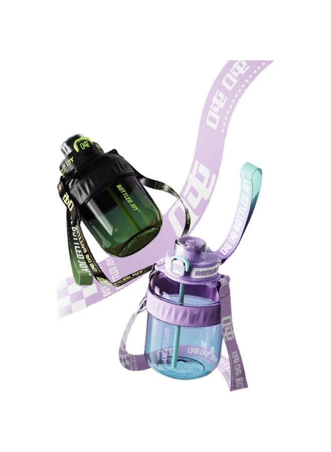 Bottled Joy Large Capacity Sports Water Bottle, Fitness Water Jug, Big Belly Cup For Women, Tuntun Water Bottle, Dundun Bottle - Image 3