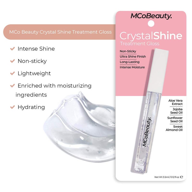 MCoBeauty Crystalshine Treatment Gloss - Gives Lips An Intense, Long-Lasting Shine - Hydrating Formula Softens, Soothes And Nourishes - Plumps Lips And Adds Volume - Non-Sticky Formula - 0.12 Oz - Image 5