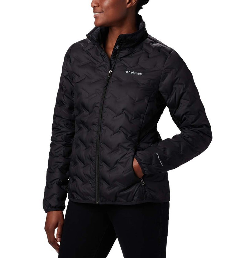 Columbia Womens Delta Ridge Down Jacket Black Medium