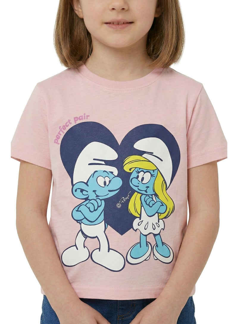 Trucare Toddler Girls Smurfs Graphic T-Shirt - Image 3