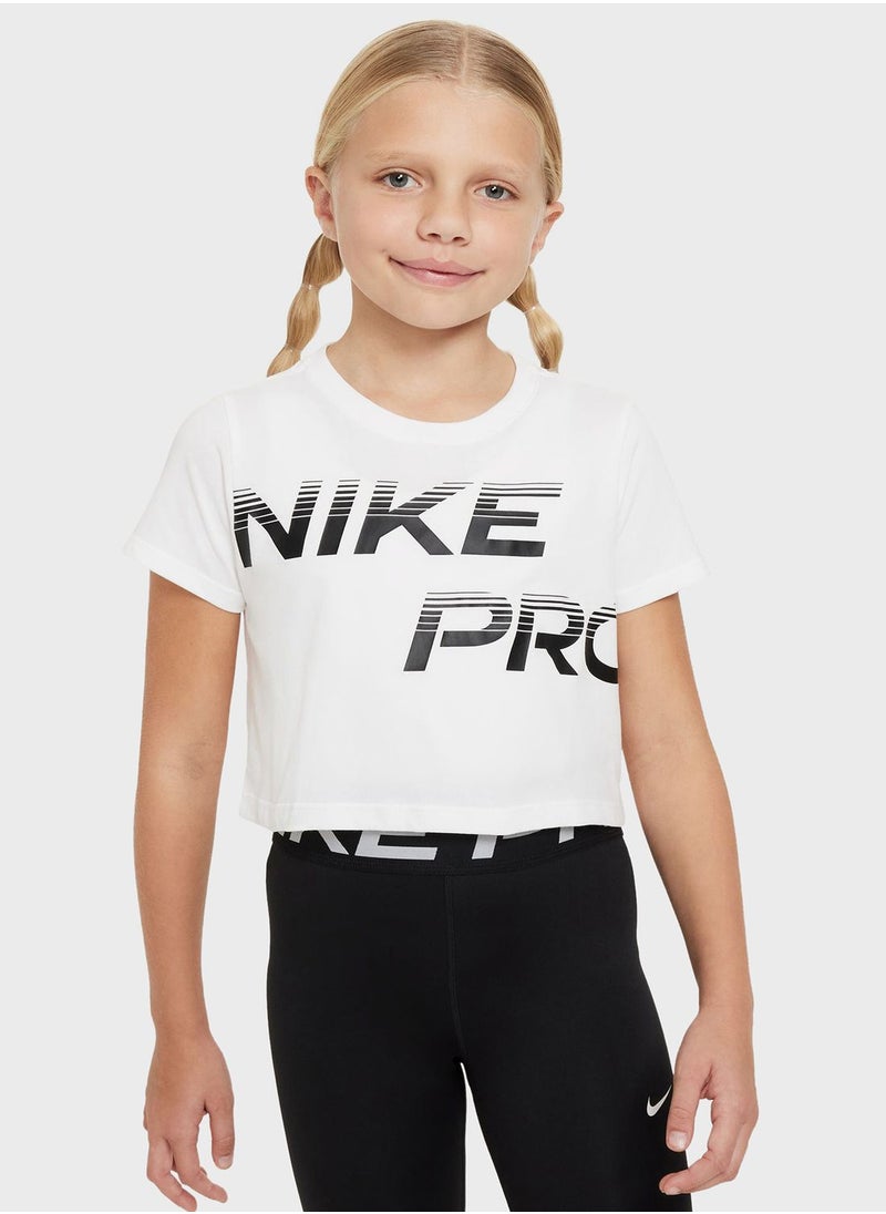 Nike - Youth Dfct Cropped T-Shirt - Image 1