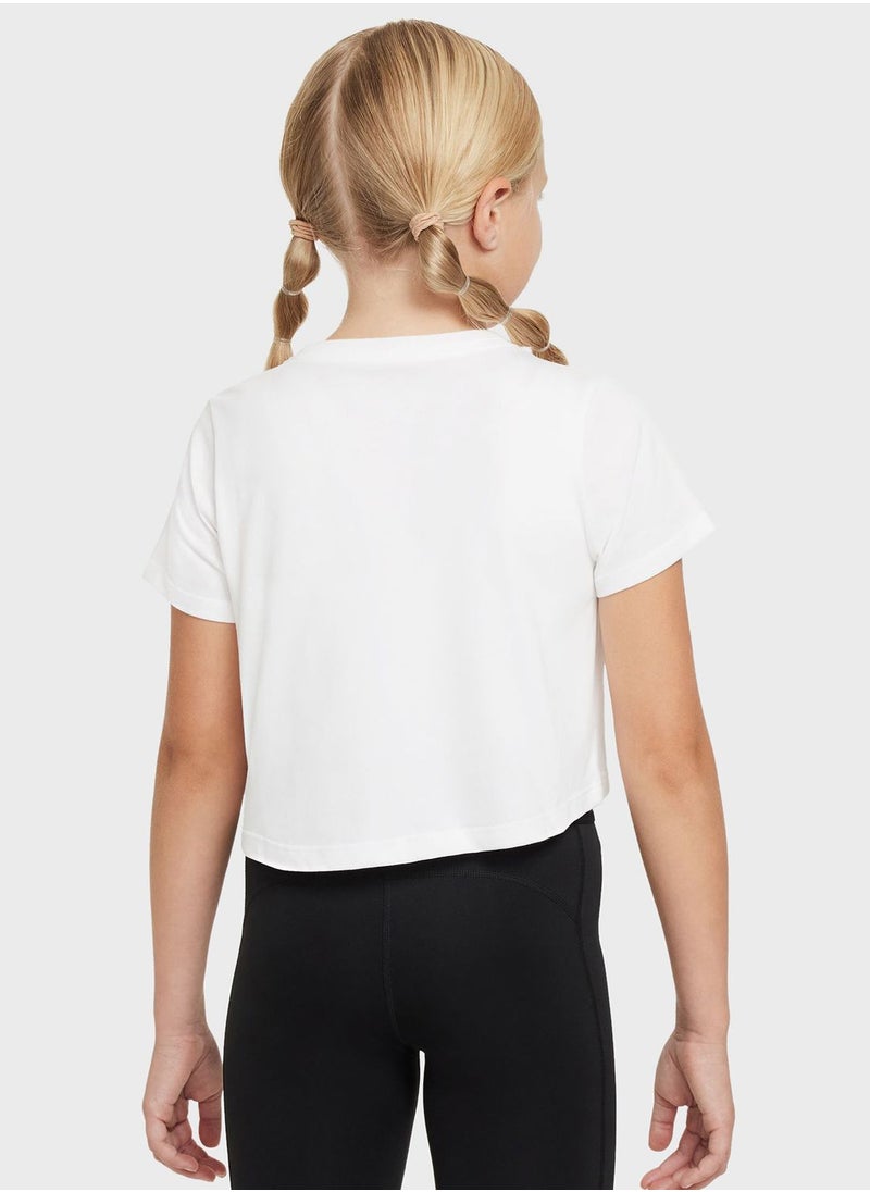 Nike - Youth Dfct Cropped T-Shirt - Image 1