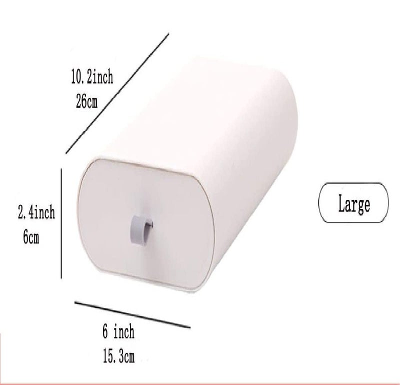 Zebroc Under Desk Drawer Self-adhesive Pencil Tray Cosmetics Case Pen Barrel Table Storage Box Household Kitchen Office Supplies Organizer, Creative desk hidden box(Multi Color) - Image 5