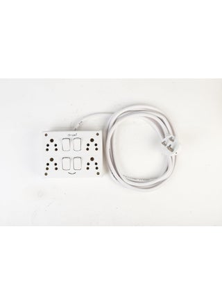 Ocko Electric PVC Extension Switch Board Four 5 Amp 5 Pin Socket Four Switch with 3 Pin Cord 2 Meter Long Cord for TV Fan ComputerPack of 1 White - pzsku/Z943867E4A144E65FDC67Z/45/1748244590/9a9f3039-55cd-4b40-bd35-869c55801e1f