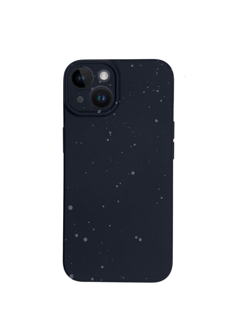 LEEKA iPhone 14 New Dotted Design Glow Feel PKK Silicone Case for iPhone 14 Black 