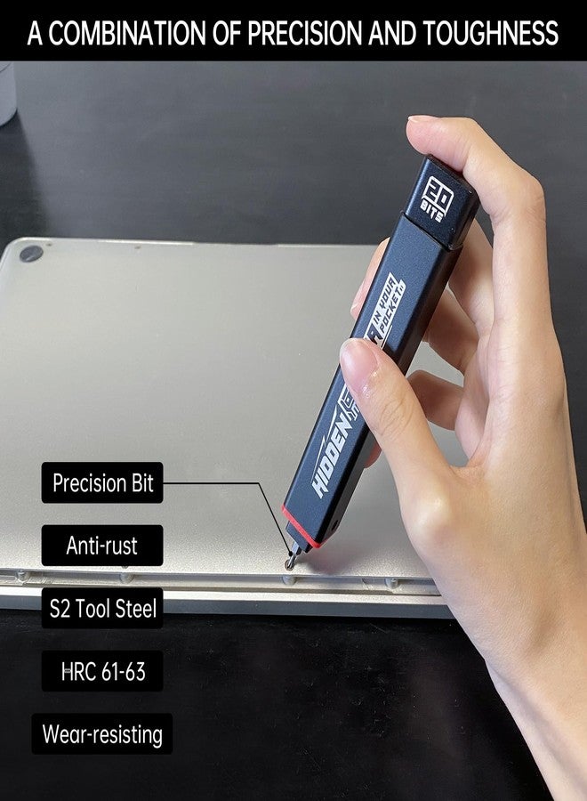 JAKEMY 20-in-1 Metal Precision Screwdriver Set, 10 Pcs Reinforced S2 Steel Precision Double-head Bits, Manual Pen Shaped Screwdriver Kit, Portable Screwdriver Repair Tool Kit - Image 5