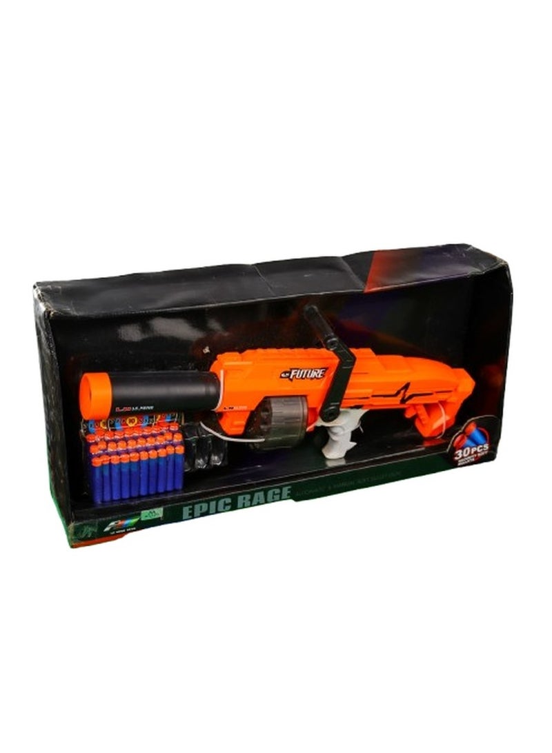 بندقية طلقات فوم الية مع 30 طلقة - G10  - Image 1