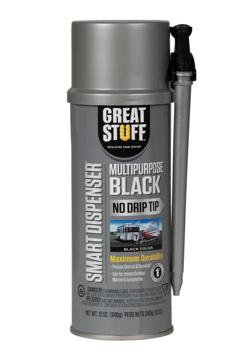 Great Stuff 99112876 Smart Dispenser Multipurpose Black, 12 Oz. - Image 1