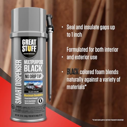 Great Stuff 99112876 Smart Dispenser Multipurpose Black, 12 Oz. - Image 3