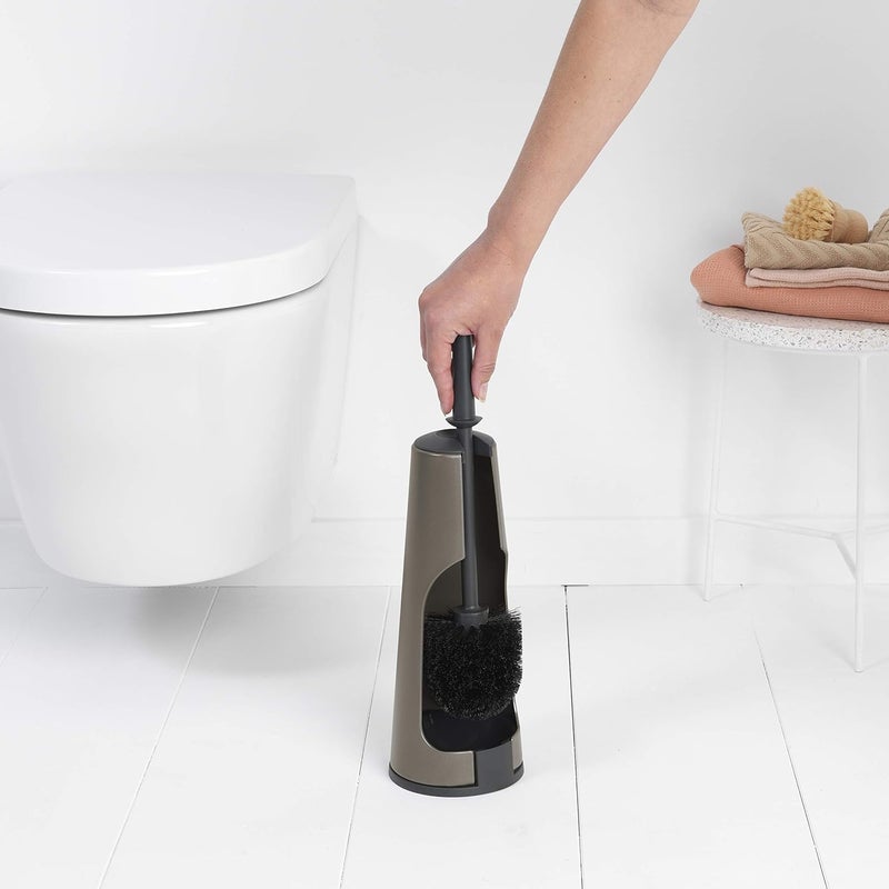 Brabantia 477324 Toilet Brush and Holder - Platinum