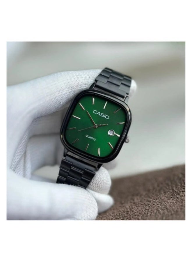 كاسيو ساعة كاسيو للجنسين LTP-E117D انالوج ستانلس ستيل -اسود - Image 4