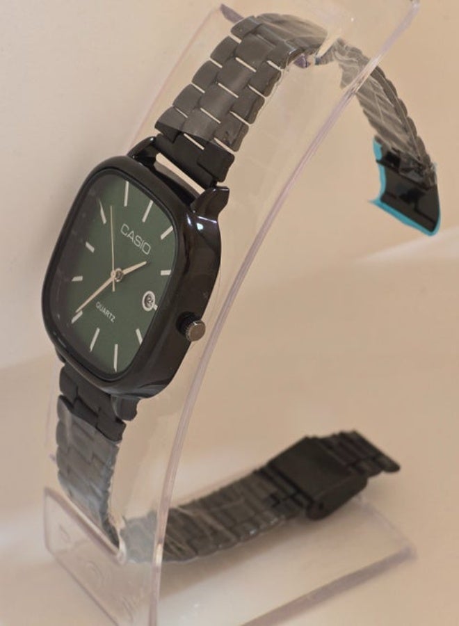 كاسيو ساعة كاسيو للجنسين LTP-E117D انالوج ستانلس ستيل -اسود - Image 2