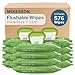 McKesson Flushable* Adult Wet Wipes â€“ 576 Wipes (12 Pack of 48) â€“ Aloe & Vitamin E, Plant-Based Cleansing Wipes, Unscented - Image 2