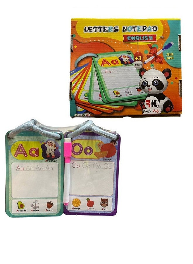 Generic LETTERS NOTEPAD ENGLISH 