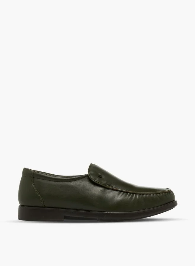 Pinosos Green Men Slip-On Genuine Leather Loafers for Men | Best Price UAE