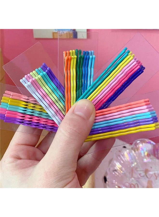 SUN Ring SUNRING Matte Hair Pin, Acrylic Hair Barrette, Thin Bobby Pin, Korean Hair Accessories, Clip, Hair Pins For kids girls Women (Pack of 35, Multicolor) - Image 2