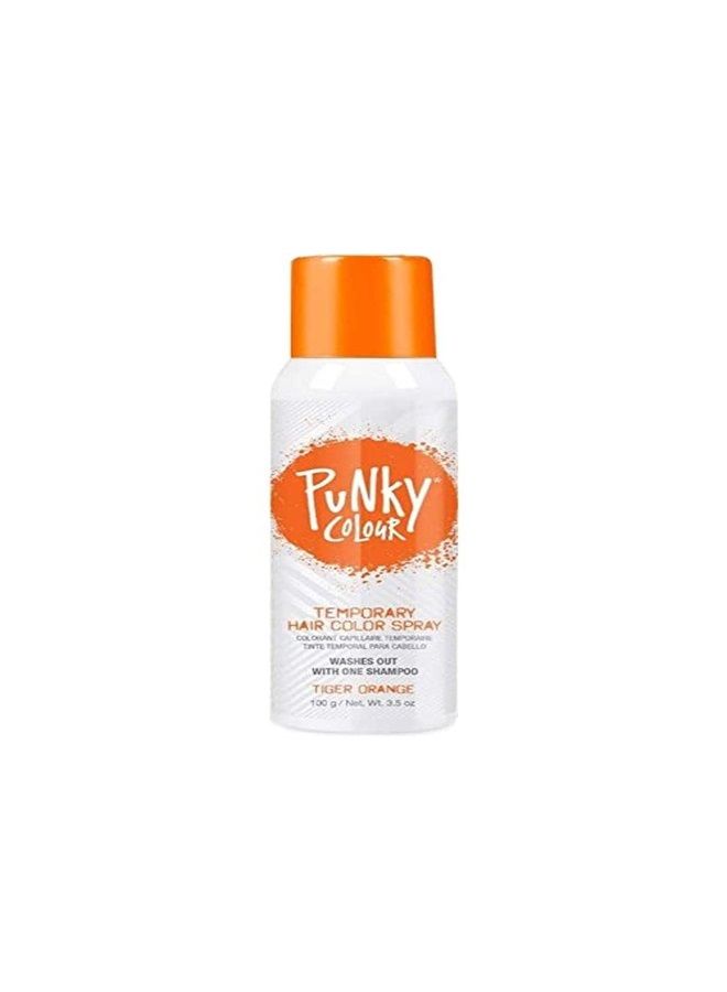 Punky Temporary Hair Color Spray, Tiger Orange, Non-Sticky, Non-Damaging Hair Dye Instant Vivid Hair Color, 3.5 oz, 1-Pack