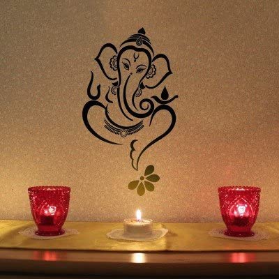 Akki Wold Lord Ganesh Ji Wall Sticker for Poja Room, Kids Room, Office Room, (Multicolor,Size - 50 cm X 35 cm) - Image 3