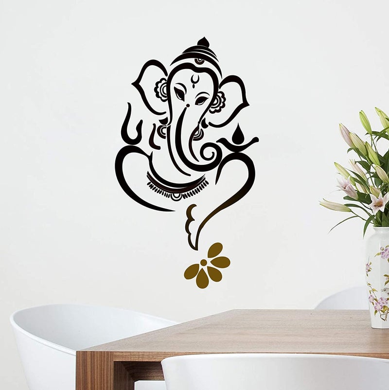 Akki Wold Lord Ganesh Ji Wall Sticker for Poja Room, Kids Room, Office Room, (Multicolor,Size - 50 cm X 35 cm) - Image 4