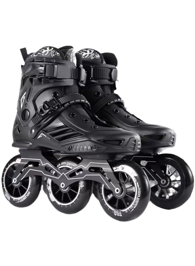 MONOGUE Inline Skates 3 Wheels 110mm Roller Skate Blades for Adults Professional Outdoor Speed Skates - Image 1