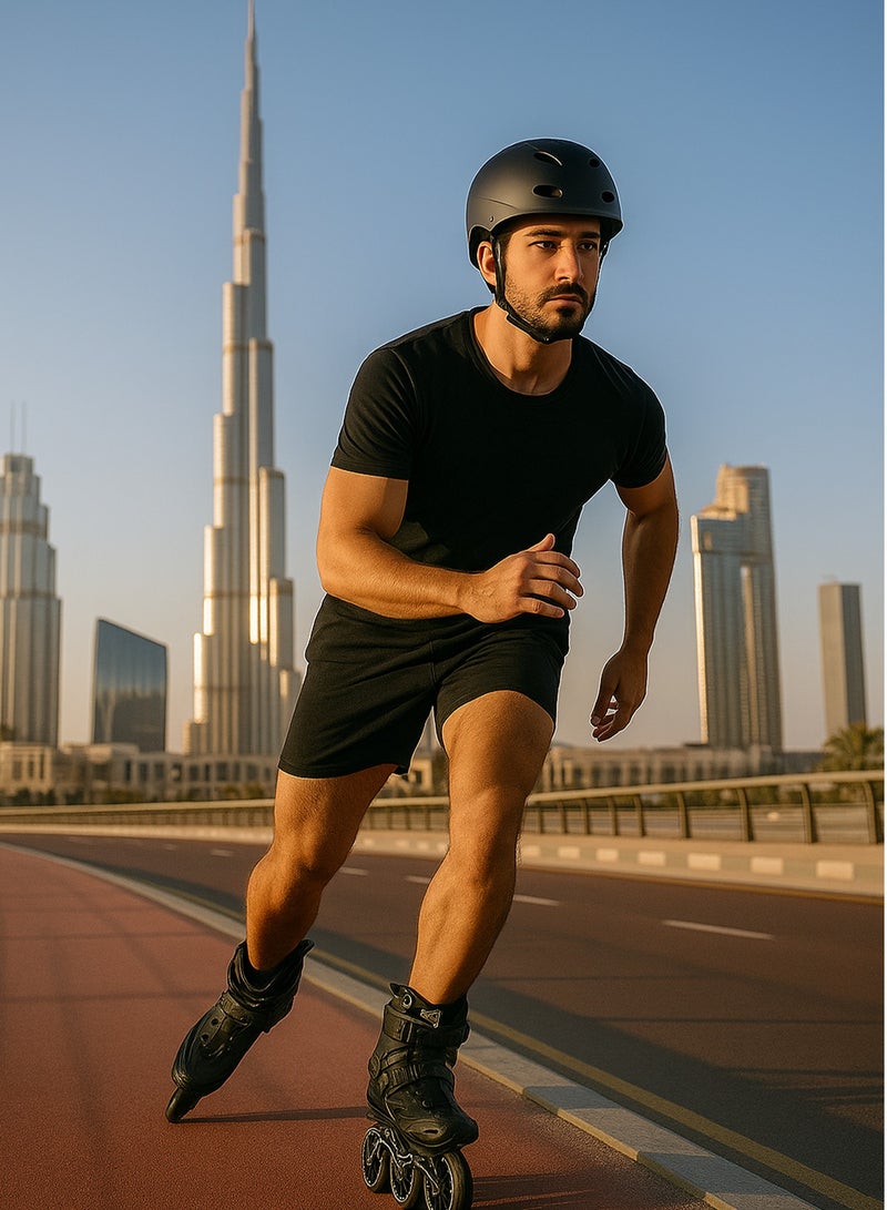 MONOGUE Inline Skates 3 Wheels 110mm Roller Skate Blades for Adults Professional Outdoor Speed Skates - Image 3