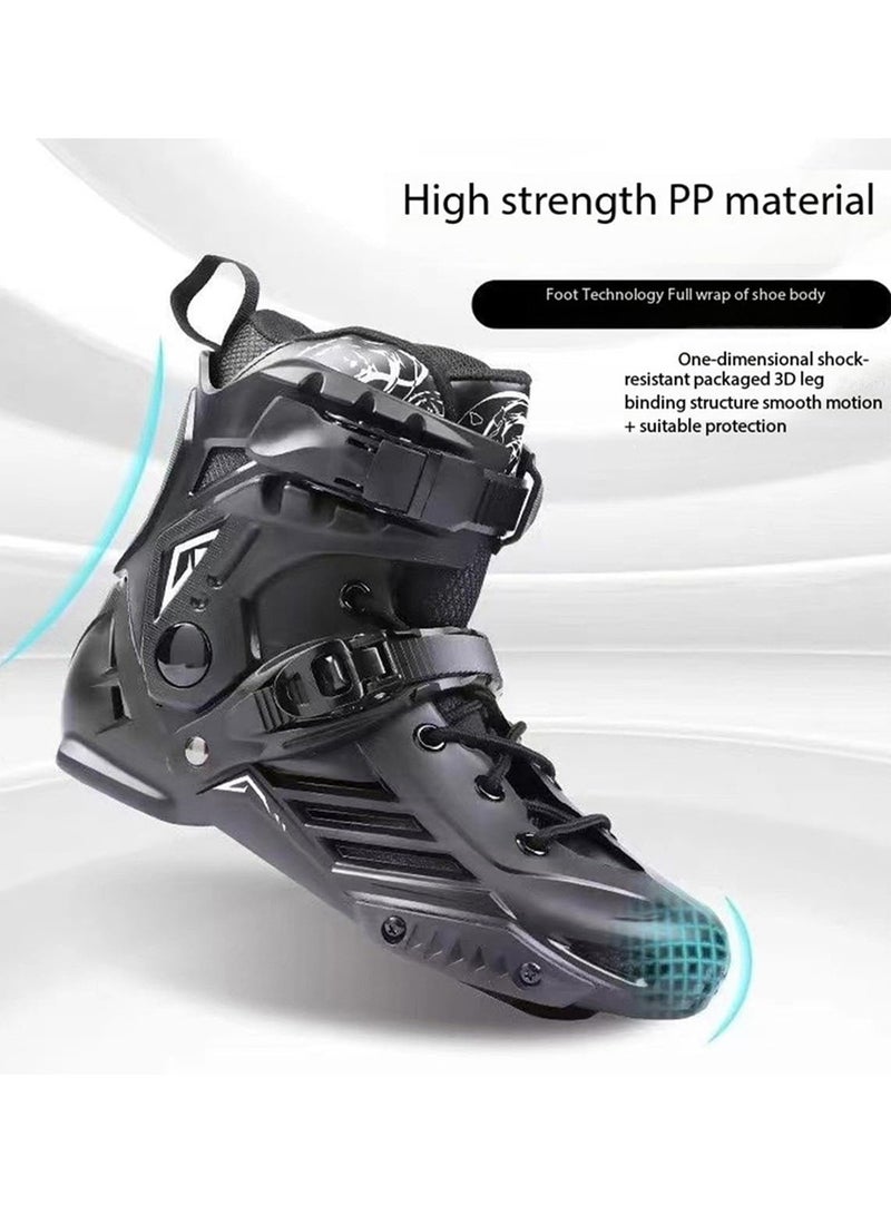 MONOGUE Inline Skates 3 Wheels 110mm Roller Skate Blades for Adults Professional Outdoor Speed Skates - Image 5