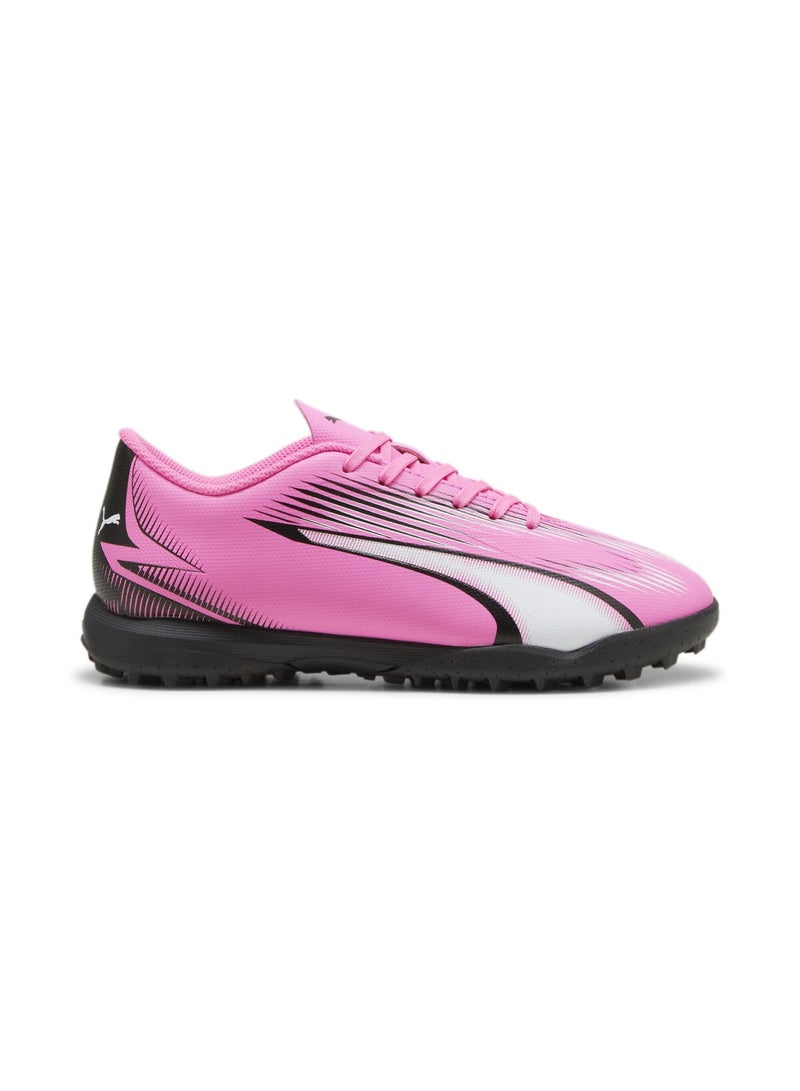 PUMA ULTRA PLAY TT Kids Unisex Pink Football Boots - Image 1
