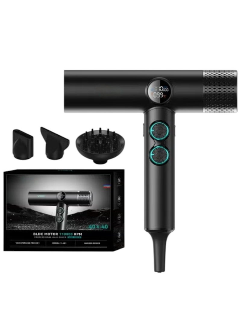 مجفف الشعر الاحترافي عالي السرعة V-401 - Image 1