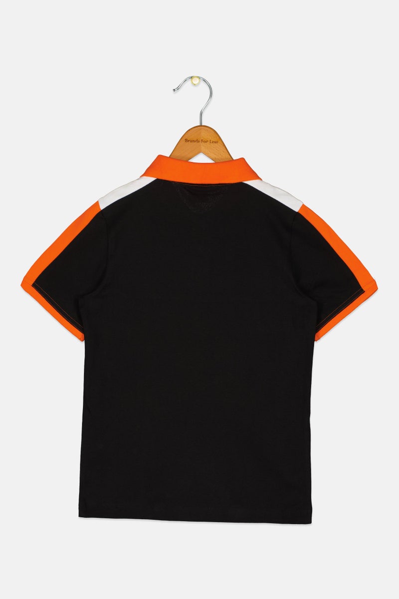 PUMA Kids Boy Short Sleeve Outdoor Polo Shirt, Multicolor - Image 3