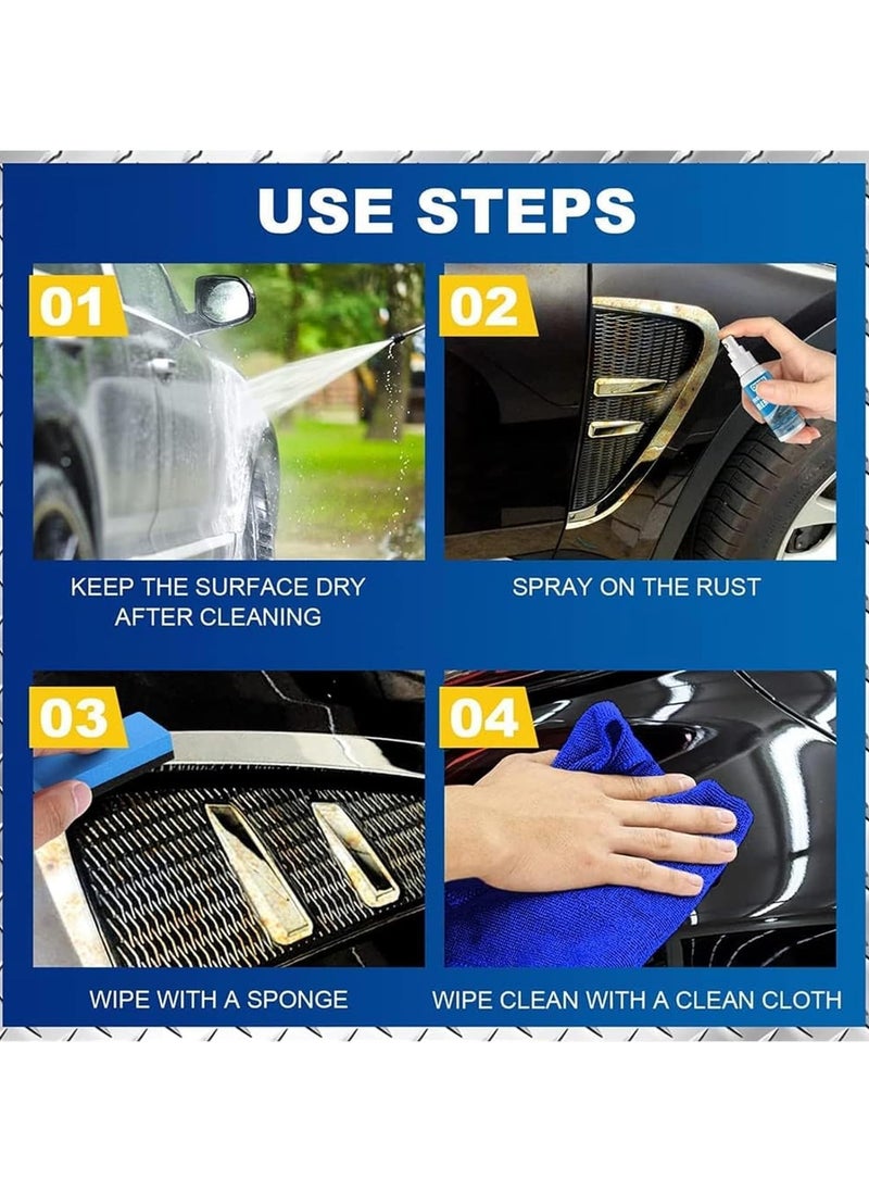 Generic - Powerful Car Rust Remover Spray - Iron Remover, Corrosion Protection, Paint Safe, Multi-Surface Deruster, Heavy-Duty Rust Treatment (100ml) - Image 1