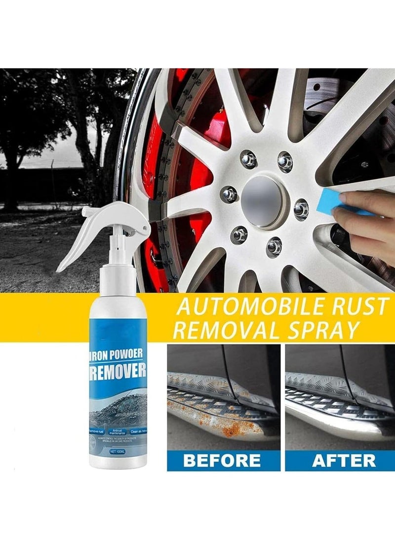 Generic - Powerful Car Rust Remover Spray - Iron Remover, Corrosion Protection, Paint Safe, Multi-Surface Deruster, Heavy-Duty Rust Treatment (100ml) - Image 1