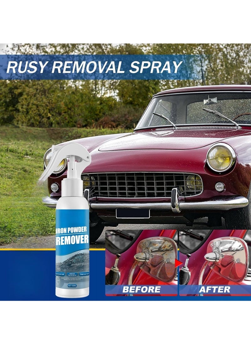 Generic - Powerful Car Rust Remover Spray - Iron Remover, Corrosion Protection, Paint Safe, Multi-Surface Deruster, Heavy-Duty Rust Treatment (100ml) - Image 1