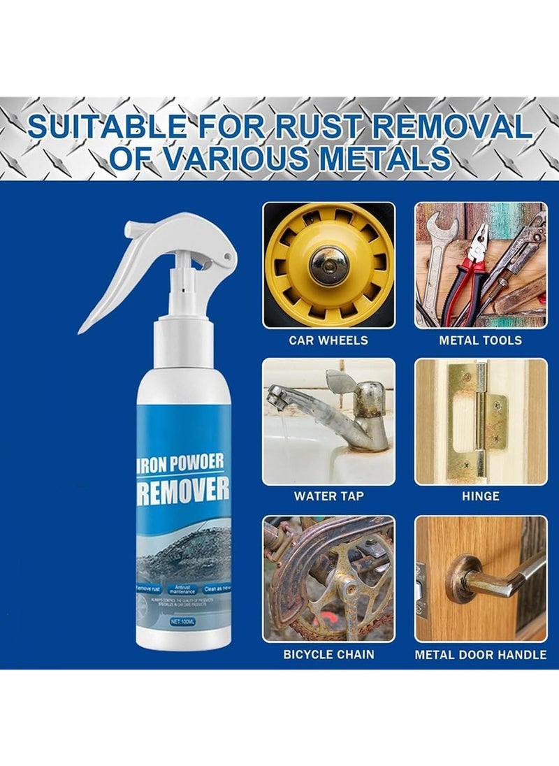 Generic - Powerful Car Rust Remover Spray - Iron Remover, Corrosion Protection, Paint Safe, Multi-Surface Deruster, Heavy-Duty Rust Treatment (100ml) - Image 1