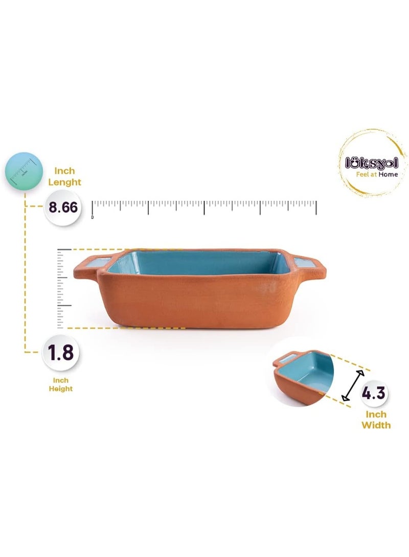 لوكسيول أواني طين طهي من لوكس يول – مصنوعة يدوياً في تركيا – صديقة للبيئة وآمنة للفرن والميكروويف والغسالة – متوفرة بألوان بني وأخضر وأصفر وأزرق وطبيعية غير مغطاة – مقاسات: ١٦×٤، ١٦×٧٫٥، ١٩×٦، ٢٢×١١×٤٫٥ سم – تحافظ على نكهة وحرارة الطعام – مثالية للحساء، اليخنات، المؤكلات المخبوزة، تقديم أنيق لعائلتك وضيوفك – هدية مثالية للأعراس، الانتقالات، محبي الطبخ الصحي والمستدام – طين تركي ناتج عالي الجودة مخبوز بالفرن – آمن للطعام، بدون مواد كيميائية ضارة وخالية من BPA – تغليف قابل لإعادة التدوير – توصية الطهاة، تقييم ٥ نجوم من العملاء – ماركة لوكس يول – تجربة طهي تقليدية تركية تضيف لمسات ريفية وأصيلة على مائدتك - Image 2