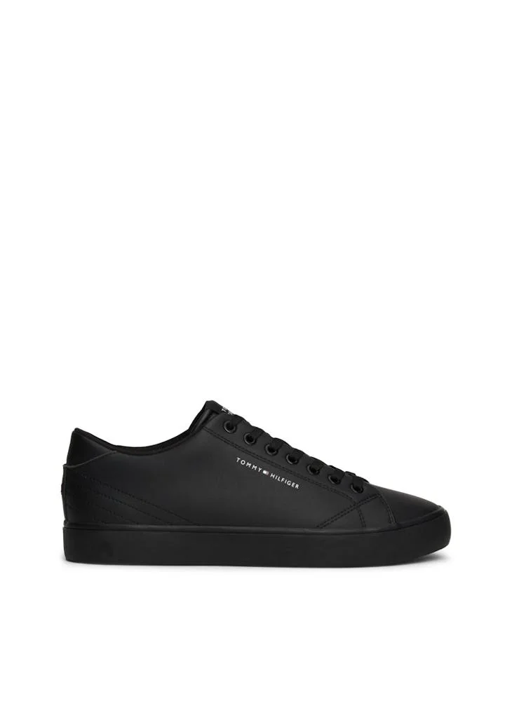 TOMMY HILFIGER Canvas Lace Up Low Top Sneakers