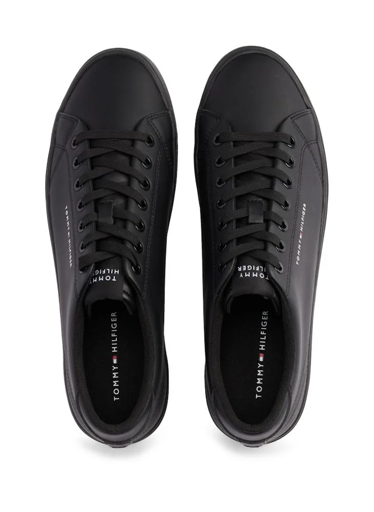 TOMMY HILFIGER Canvas Lace Up Low Top Sneakers
