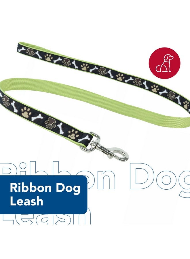 كوستال مقود الكلاب Coastal Pet Ribbon - مظهر عصري أنيق - مادة نايلون متينة مقاومة للبهتان - مثالي للكلاب ذات الأقدام والعظام البنية، 5/8 بوصة × 0.6 قدم - Image 2
