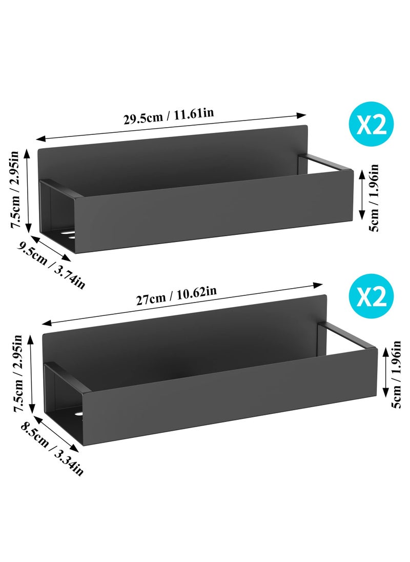 منظم توابل مغناطيسي 4 قطع للتخزين يناسب الثلاجة والفرن، رفوف تخزين وتنظيم باللون الأسود للثلاجة - pzsku/Z94393F651428DD585C02Z/45/_/1728439777/d2de7de7-4225-44b5-9c88-72e5d51bb586