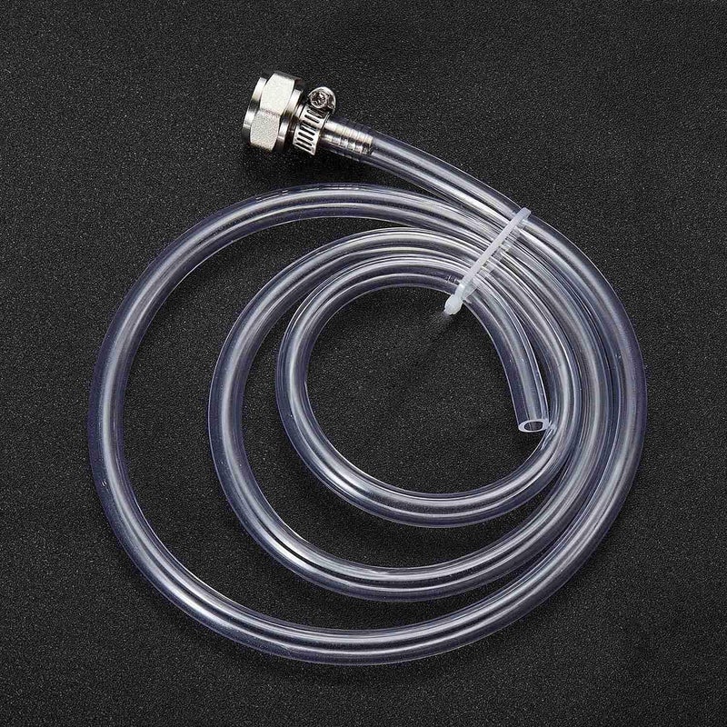 LitKiwi Draft Beer Line with Connectors,Part of Kegerator Kit,10 Feet-Clear Vinyl Tubing Hose 5/16"ID 7/16" with Stainless Steel Barb Fitting,for Beer Tap Tower Keg Homebrewing - Image 5