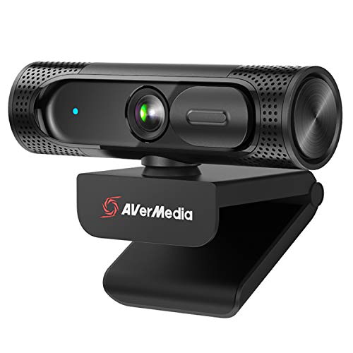AVerMedia Live Streamer CAM 315, Webcam, 1080p/60fps Recording, Microphones, Fixed Focus, Wide Adjustable Field of View, Works with Skype, Zoom, Teams - Black - Image 1