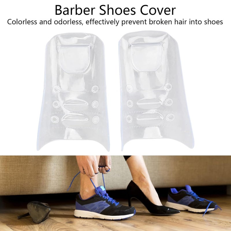 Shoes Cover Haircut Shoes Cover, Barber Hair Proof Shoes Cover Pad, Universal Hairdressing Shoes Cover Shoes Protector, Silicone Hair Stylist Shoes Cover for Hair Salon - Image 5
