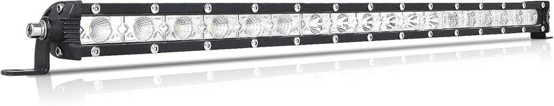 RIGIDON ريجيدون 20 بوصة 51 سم 90 واط شريط LED للطرق الوعرة، صف واحد أضواء أمامية LED جرار ضوء ضباب مدمج ضوء عمل لسيارة شاحنة قارب 4x4 SUV ATV UTV مركبات ألوان عصرية طبيعية - Image 1