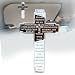 Cranviech 2 Pack Cross Sun Visor Clip Christian Car Charm Set for Couples Family New Drivers Drive Safe Gift Silvery - Image 2