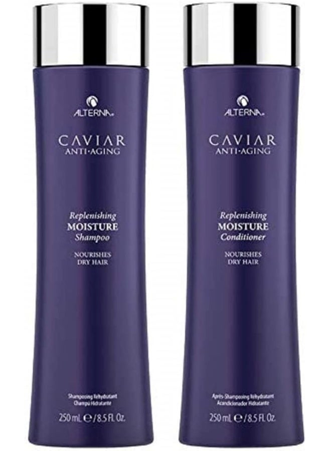 Alterna Caviar Anti-Aging Replenishing Moisture Shampoo/Conditioner, 8.5 fl. oz. - Image 1