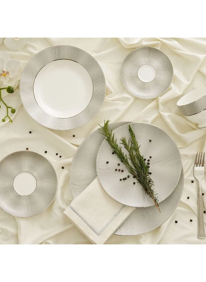 DANUBE HOME Danube Home Riley Fine Bone China Soup Plate 21Cm Elegant And Durable Ideal For Soups Stews Or Salads Perfect For Formal Dining Or Everyday Use Dishwasher And Microwave Safe